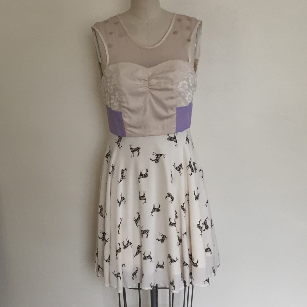 Deer spots summer dress